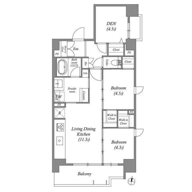 ACP Residence三ノ輪テラスの間取り