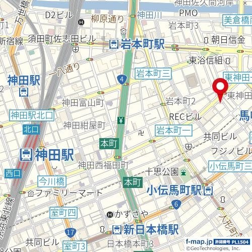 ヴェルステージ神田の地図