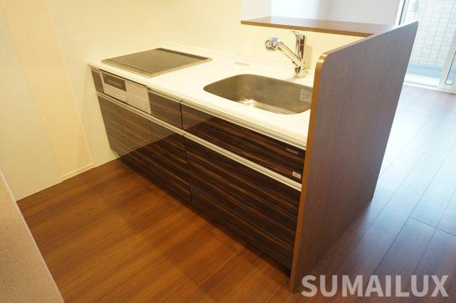 熊本市東区御領８丁目のアパートのキッチン