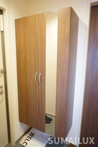 熊本市東区御領８丁目のアパートの玄関