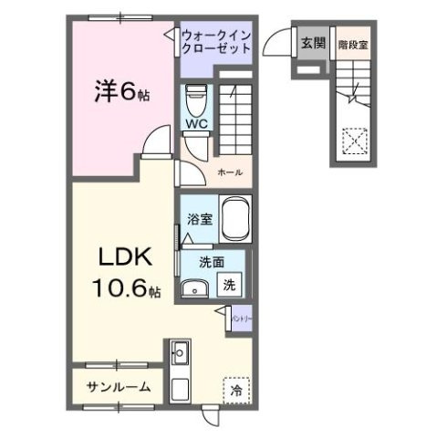 【間取り】 | ルミナス　ブラン