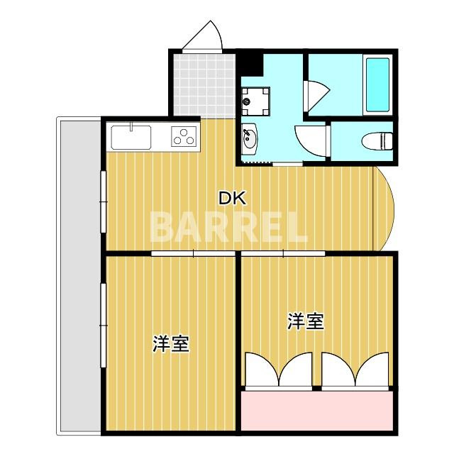 フォーラム豊中・熊野の間取り
