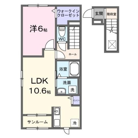 【間取り】 | ルミナス　ブラン