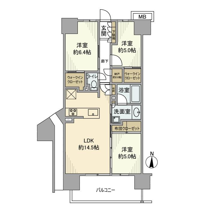 メイツ深川住吉の間取り