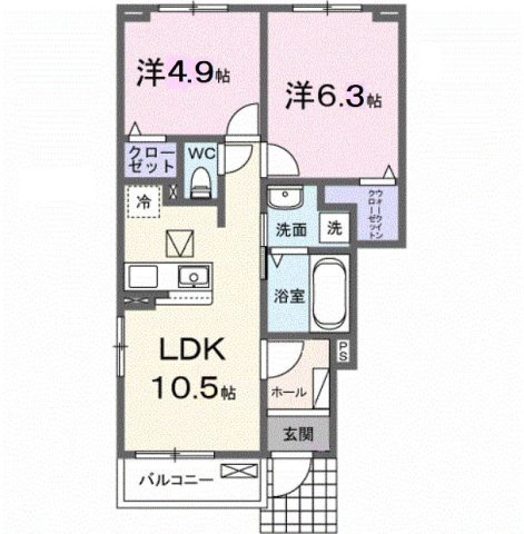 セナの間取り