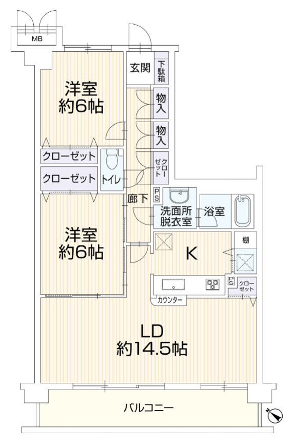 コトー田無の間取り