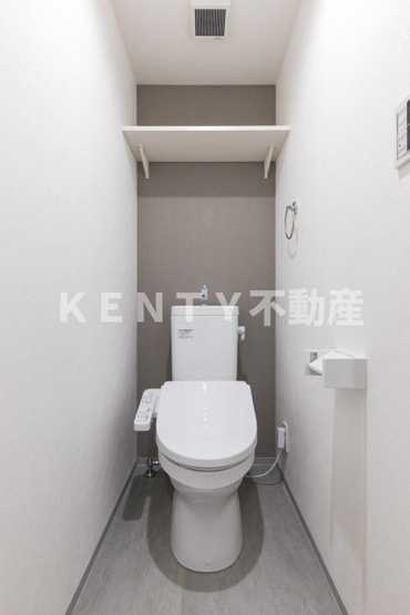 【トイレ】 | robot home 六郷土手 | 落ち着いた色調のトイレです