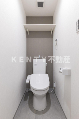 【トイレ】 | robot home 六郷土手 | 落ち着いた色調のトイレです