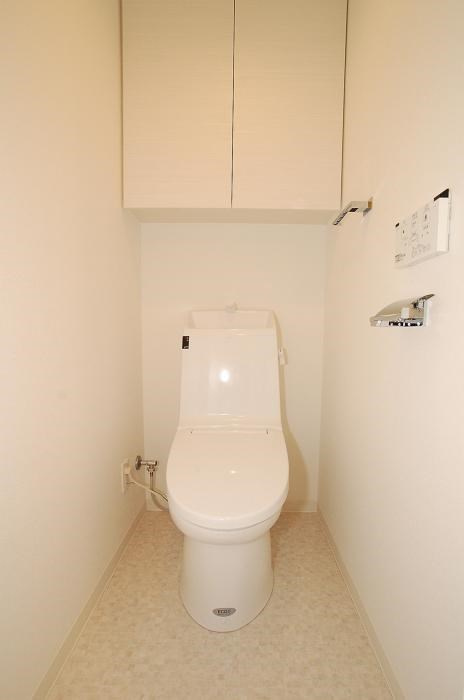 ステージファースト両国アジールコートのトイレ|落ち着いた色調のトイレです