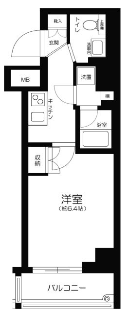 プレセダンヒルズ門前仲町の間取り