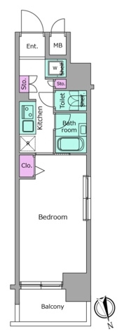 新品家具付きマンション湊10(KaGood東京)の間取り|※間取りと異なる場合は現状を優先します。