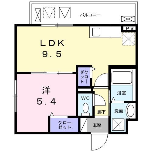 フォンテ　クレラの間取り