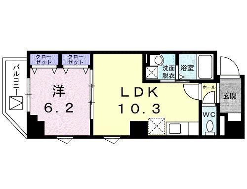 ラ・ポーズ　ゾーの間取り