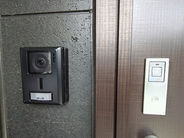 クレイドルガーデン高崎市吉井町下長根第3の防犯設備|現地撮影
