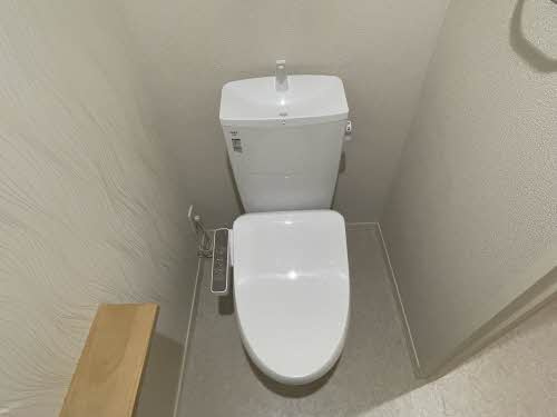 熊本市中央区薬園町の賃貸マンションのトイレ