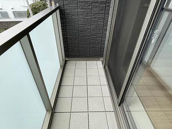 熊本市中央区薬園町の賃貸マンションのバルコニー