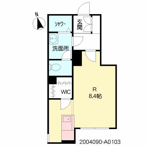 熊本市中央区薬園町の賃貸マンションの間取り
