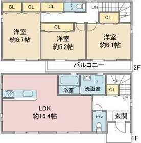 comodo八勝通の間取り