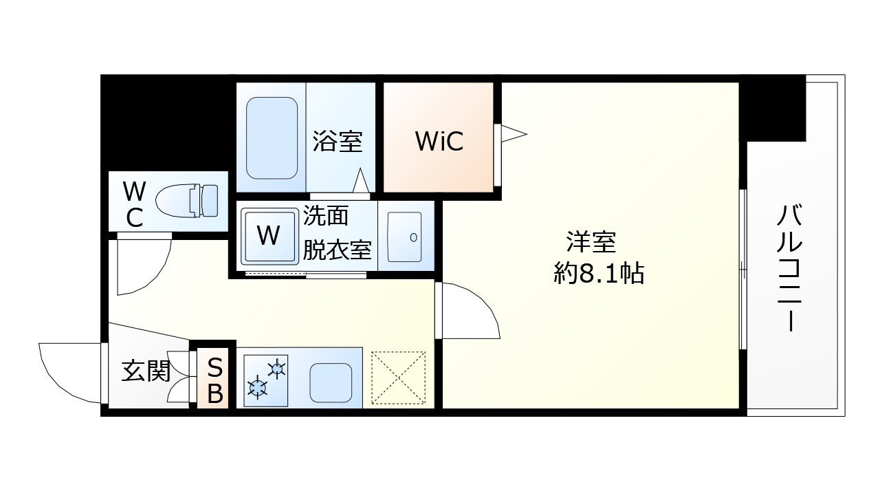 ＢＰＲレジデンス梅田西の間取り|コンフォリア新梅田　間取り