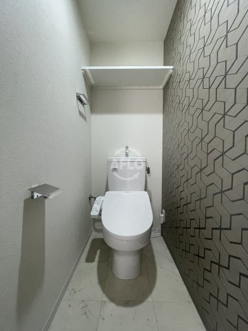 大阪市北区大淀中５丁目の賃貸マンションのトイレ|ミラージュパレス新梅田Rio　温水洗浄便座