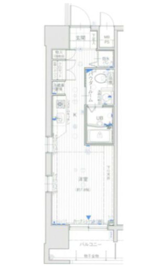 エスリード御堂筋梅田の間取り|エスリード御堂筋梅田　間取り