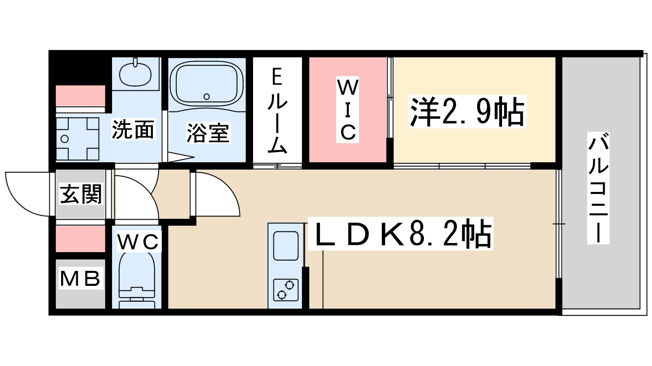【間取り】 | セレニテ天六ミラク