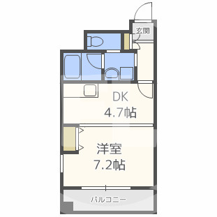 堂島プライマリーワンの間取り|堂島プライマリーワン　間取り