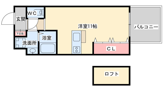 【間取り】 | エスペランサ西天満