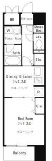 【間取り】 | パークキューブ北浜