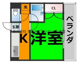 仲介手数料0円マンションブリッジ88の間取り