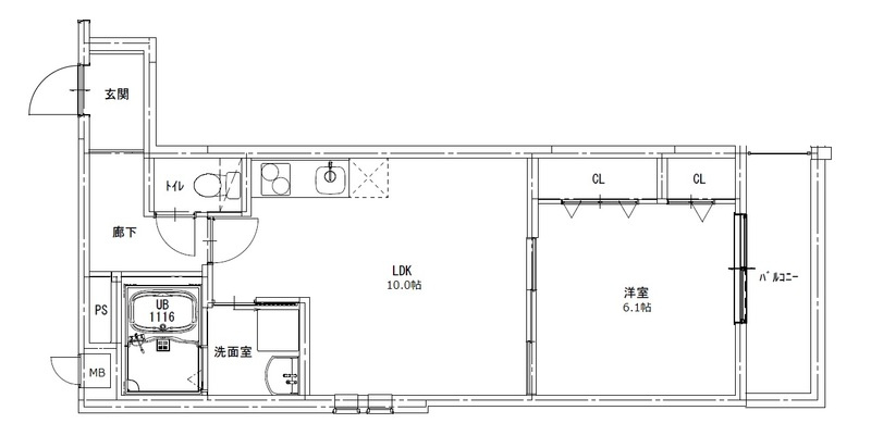 フジパレス教興寺三丁目の間取り