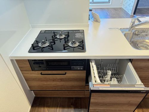 熊本市中央区大江６丁目の賃貸マンションのキッチン