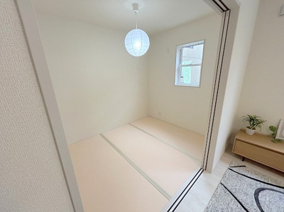 【和室】 | ☆☆新築分譲　小名浜大原２期H　長期優良住宅　限定１棟！！現地ご案内いたします♪　 | リビング横には洋風和室3.7帖付！