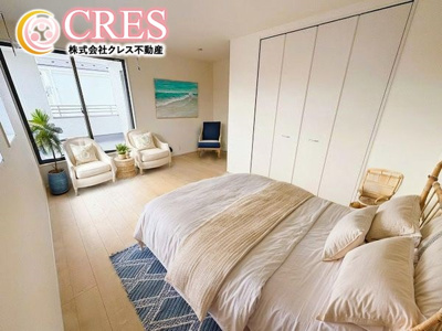 【洋室】 | ☆☆新築分譲　小名浜大原２期H　長期優良住宅　限定１棟！！現地ご案内いたします♪　 | ２階洋室3部屋
※実際に現地に家具はおかれておりません。また価格に家具は含まれておりません。(作成CG)