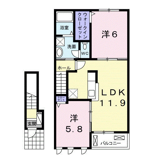 【間取り】 | モルゲンロートⅡ
