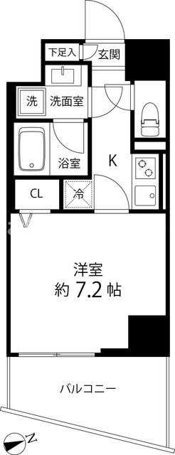ＳＡＩＯＮ町屋【おとり物件なし】#学生・社会人にオススメ！初期費用分割払いOK！の間取り