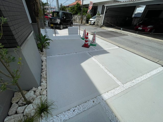 ＋＋宜野湾市嘉数-G号棟（全8棟）の前面道路含む現地写真|前面道路含む現地写真です
