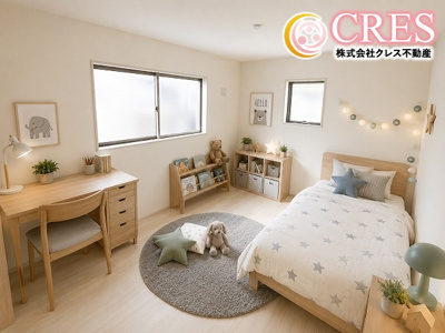 【洋室】 | ☆☆新築分譲　常磐上湯長谷町上ノ台(第３)　全２棟！！ | 2階洋室は書斎やお子様部屋にも最適です