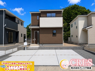 【外観】 | ☆☆新築分譲　常磐下船尾町１期H　長期優良住宅　全３棟-③♪　 | ※現地です！！現地ご案内致します♪
長期優良住宅！！