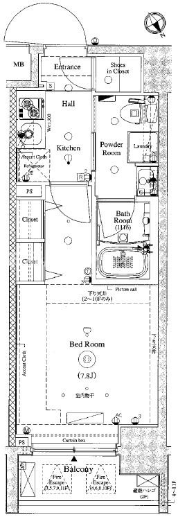 AXAS池袋レジデンス【おとり物件なし】#学生・社会人にオススメ！初期費用分割払いOK！の間取り