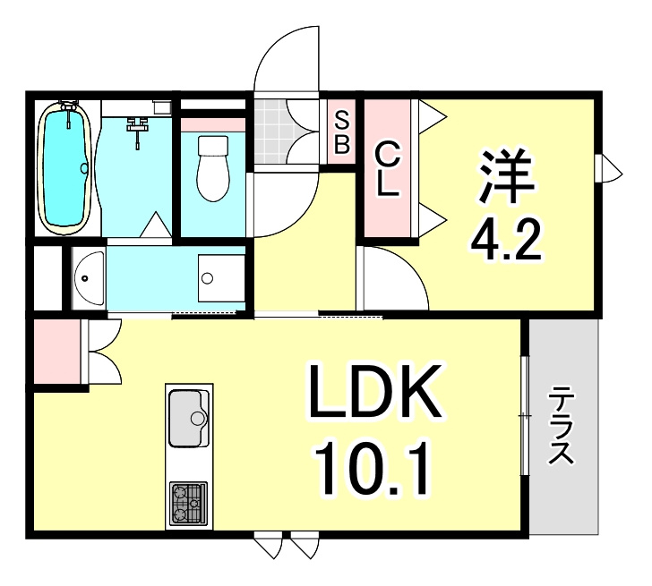 Urban RISM Court西宮北口の間取り