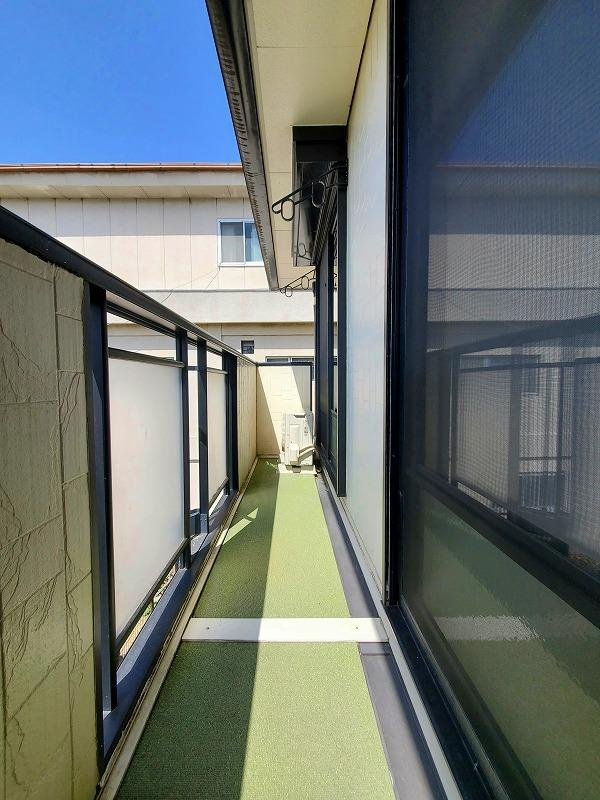 ハイツカトレア　Bのバルコニー|陽当たり良好なバルコニーです