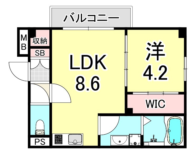 Premium Pearl塚本の間取り