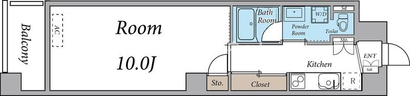 常盤台レジデンス【おとり物件なし】#学生・社会人にオススメ！初期費用分割払いOK！の間取り