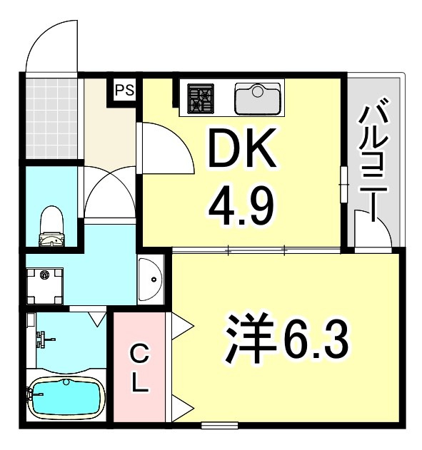 サンシエロ立花の間取り