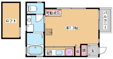 KARIN御蔵通の間取り