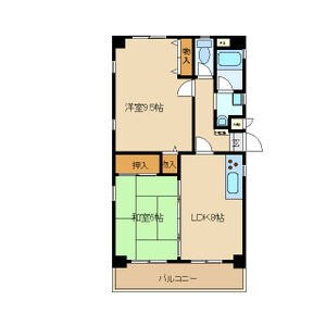 芦屋パティオの間取り