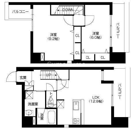アーバネックス大手前の間取り