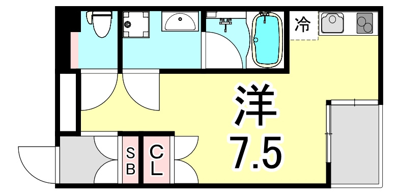 ソリューション甲子園の間取り