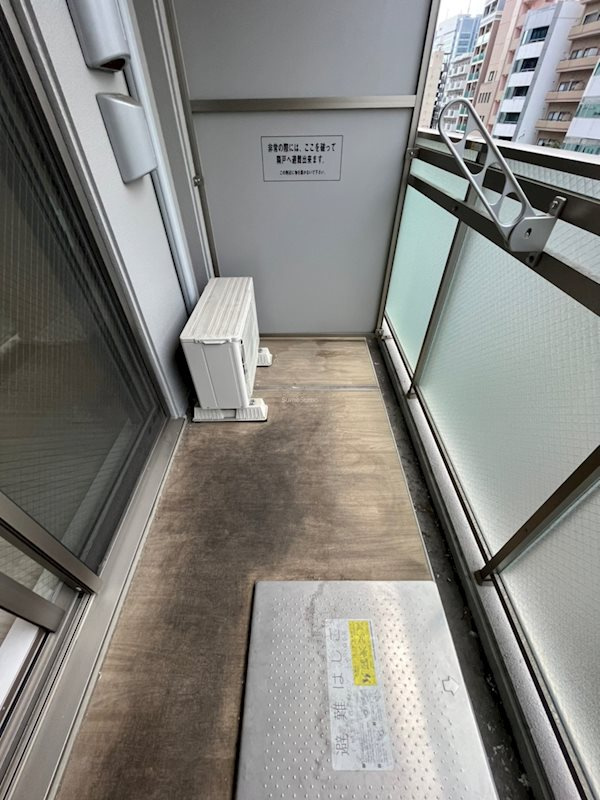 エスリード大阪城PREMIERのバルコニー